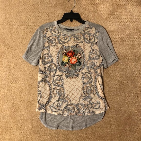 Maddy K T Shirt with Floral Design - Picture 4 of 5